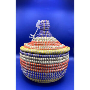 New Gitzell Fairtrade Basket Handmade in Africa
